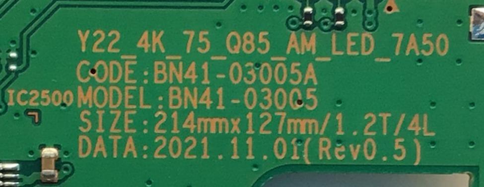 LED DRIVER PARA TV SAMSUNG NEO QLED / NUMERO DE PARTE BN94-17426B / BN41-03005A / BN97-19370B / BN9417426B / BN9719370B / HV750QUB-S7B / ST7461D04 / MODELOS QN75QN85BAFXZA BA01 / QN75QN85BAFXZA BE02 / QN75QN85BDFXZA BE02 / QN75QN90BAFXZA CC02 - Imagen 3